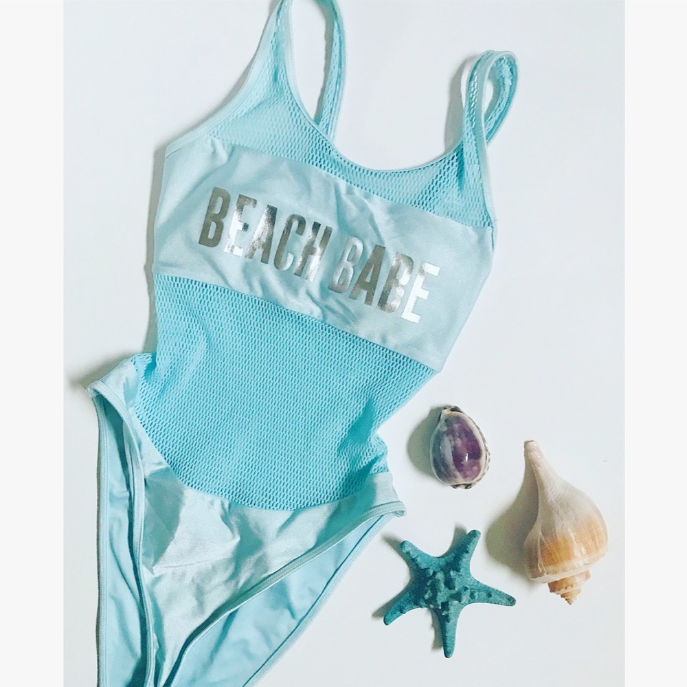 Beach Babe Mesh One Piece